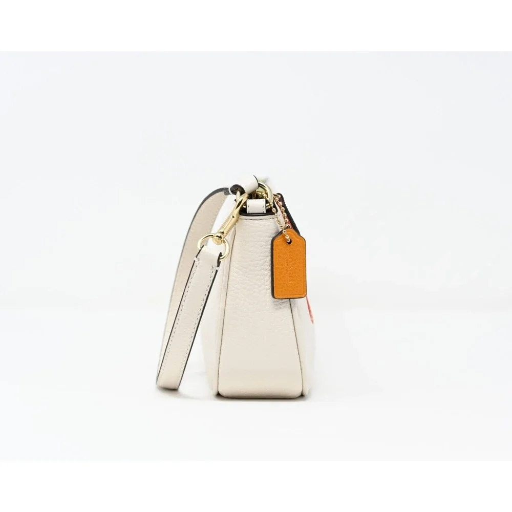 COACH NOLITA 19 Pride Rainbow Graphic Chalk Multi Pebbled Leather NWT CA438 $218 - Picture 3 of 16